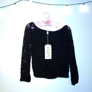 Elan Stretch Lace Top